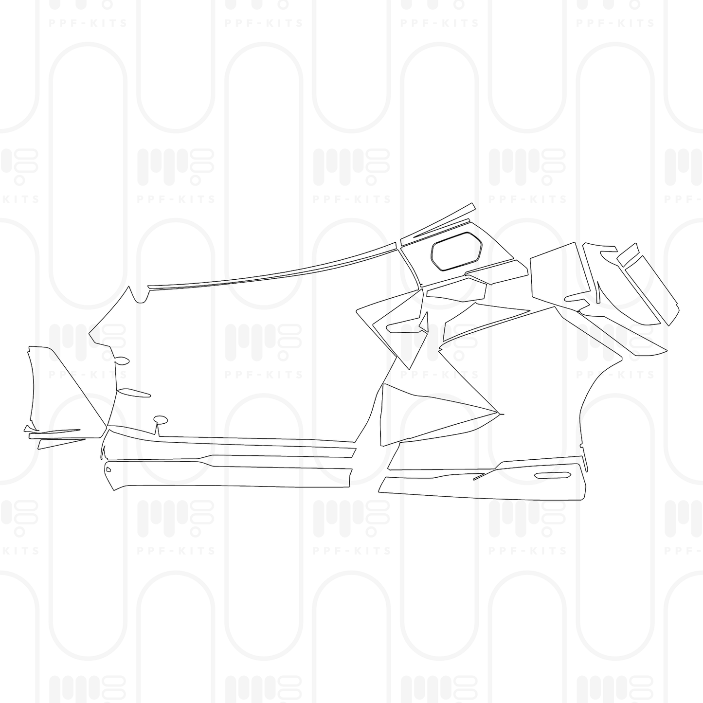 Pre-Cut PPF Lamborghini Revuelto 2025
