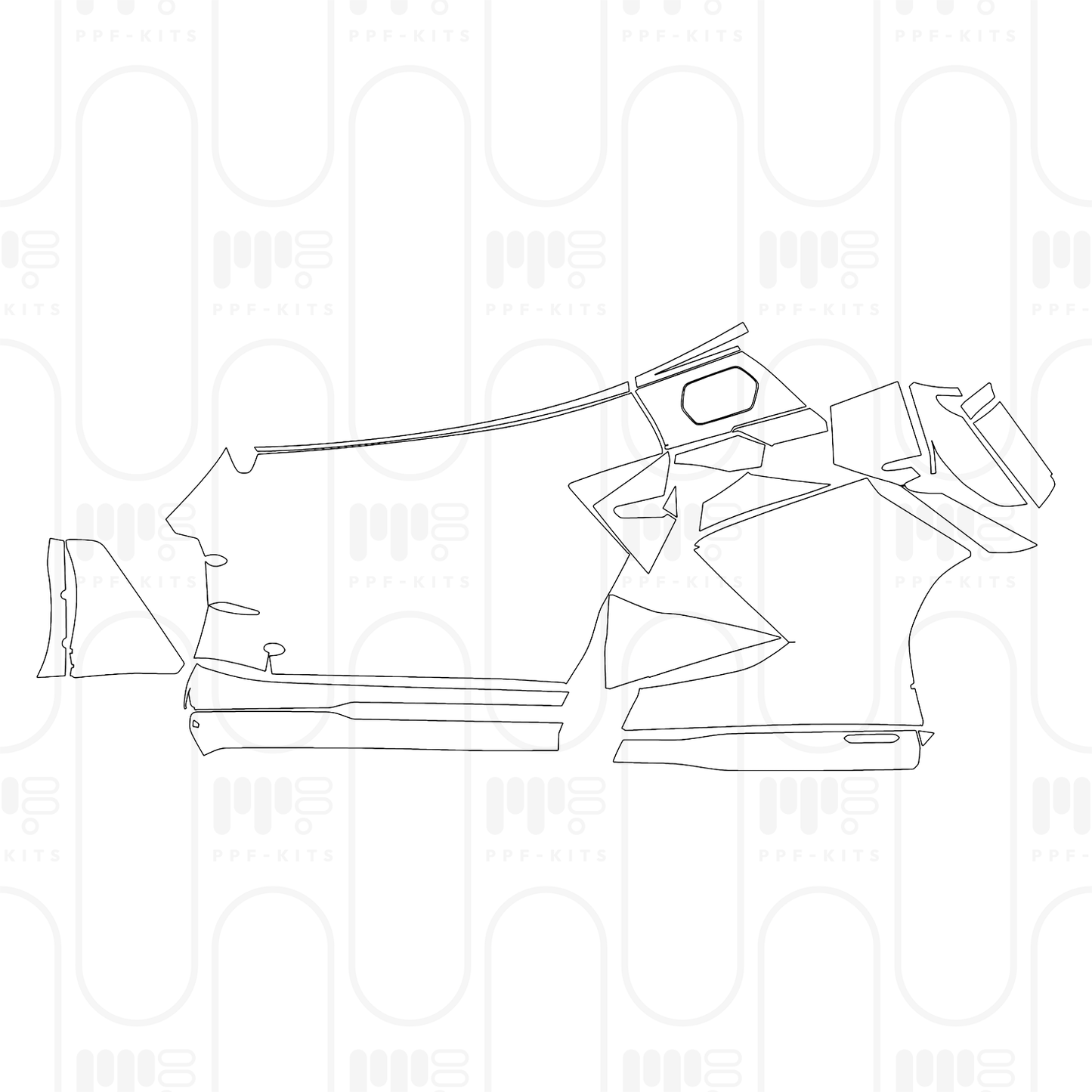Pre-Cut PPF Lamborghini Revuelto 2025