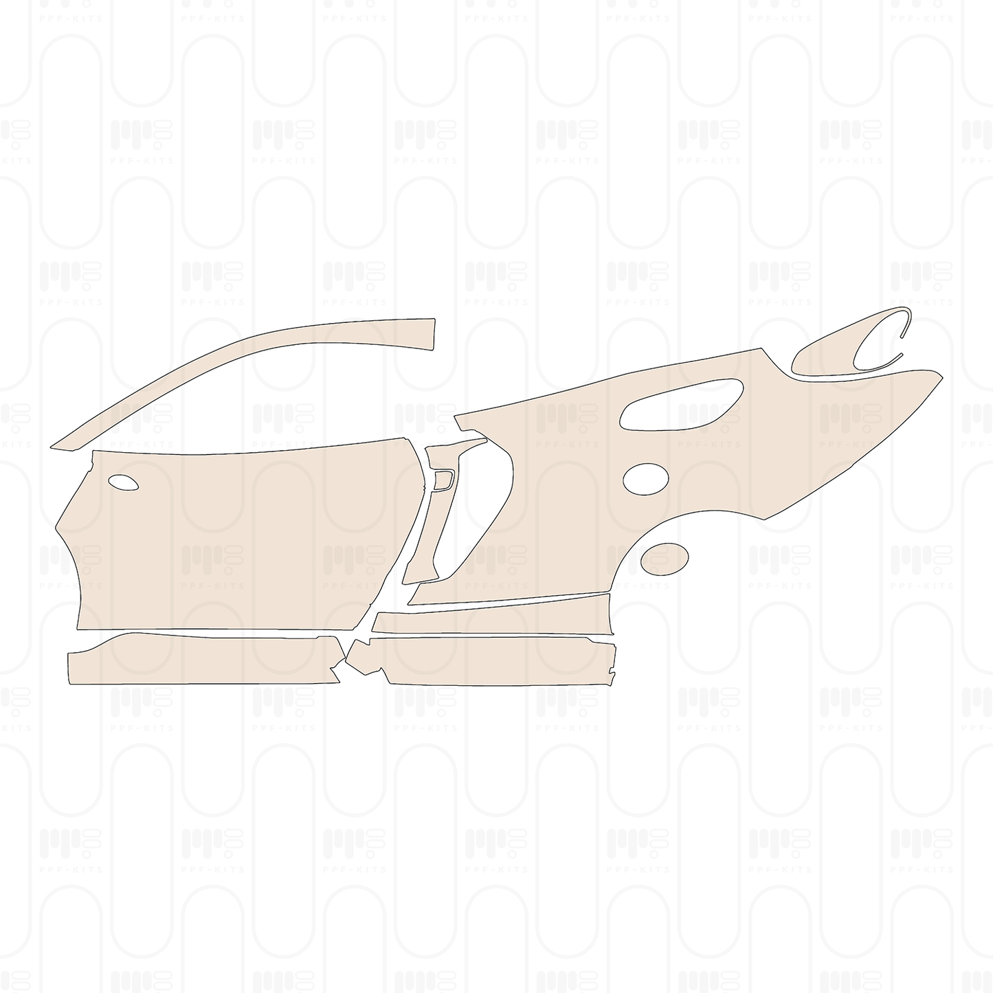 PPF precortado McLaren GT 2025
