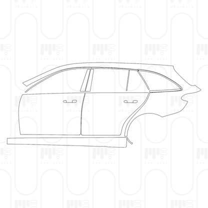 Pre-Cut PPF Mercedes-Benz C Class Estate Base 2025