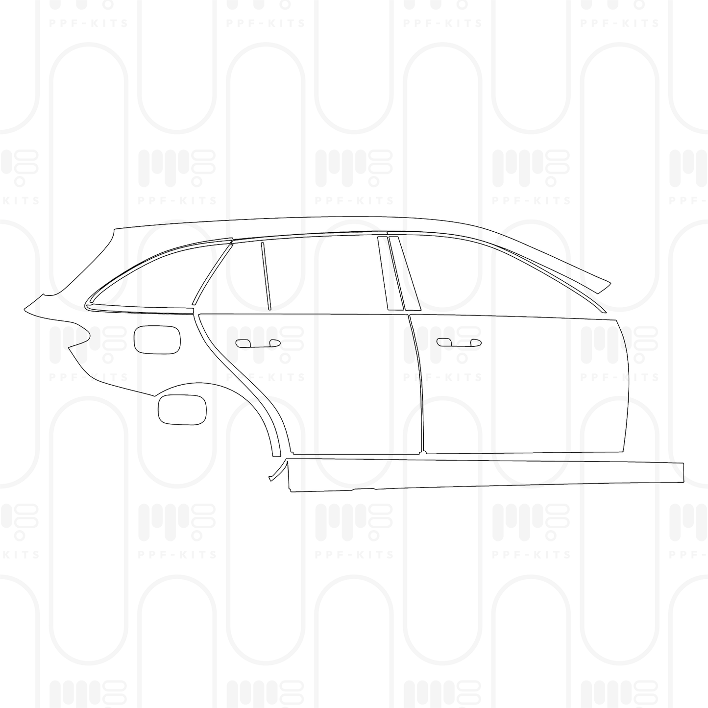 Pre-Cut PPF Mercedes-Benz C Class Estate Base 2025