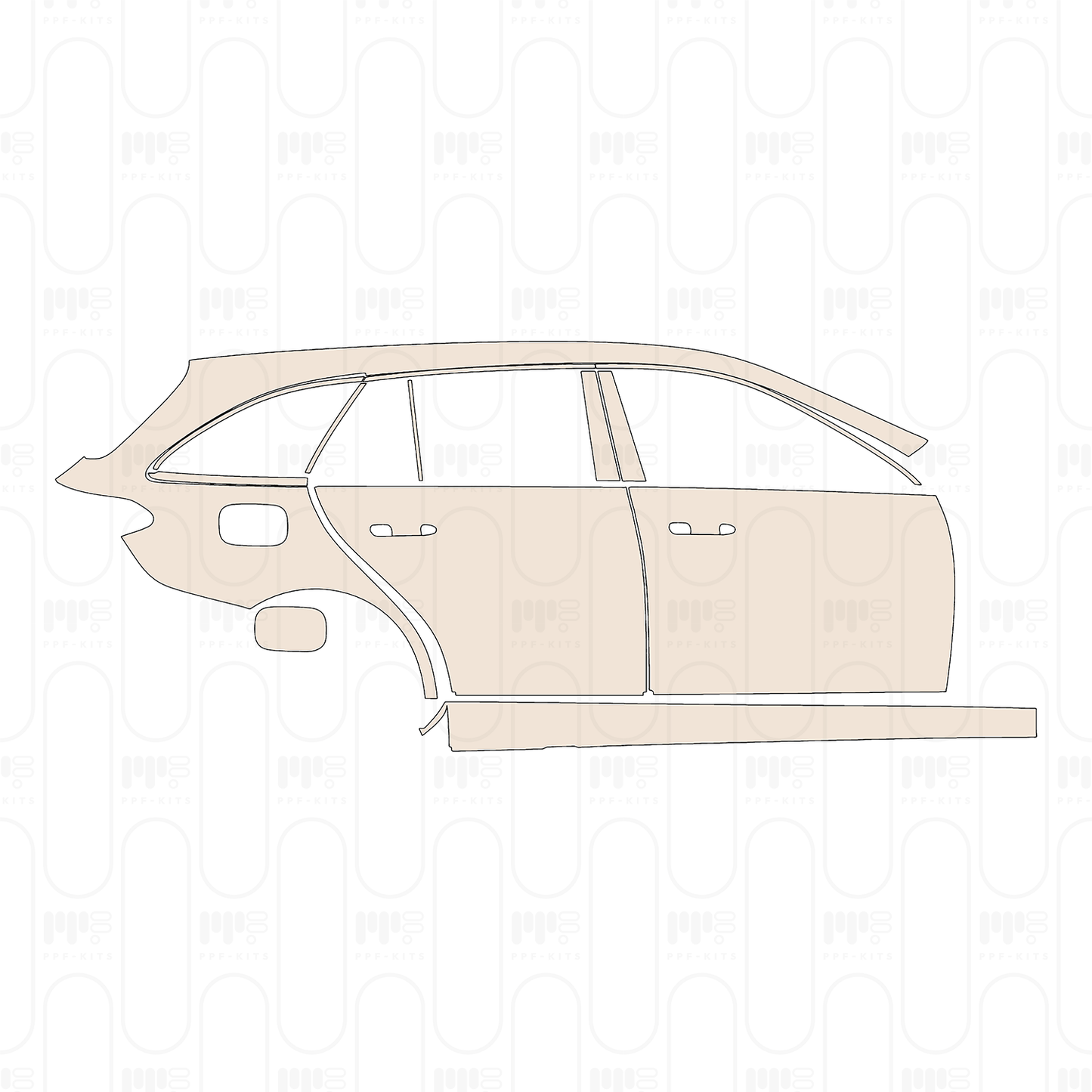 PPF precortado Mercedes-Benz C Class Estate Base 2025