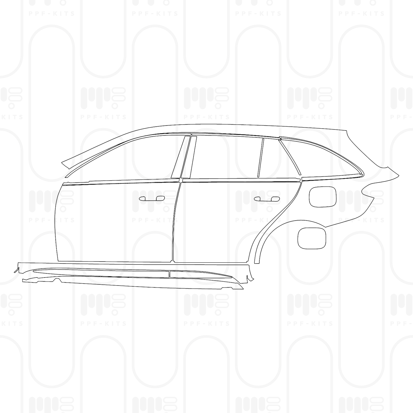 Pre-Cut PPF Mercedes-Benz C Class Estate AMG C63 S e Performance 2024