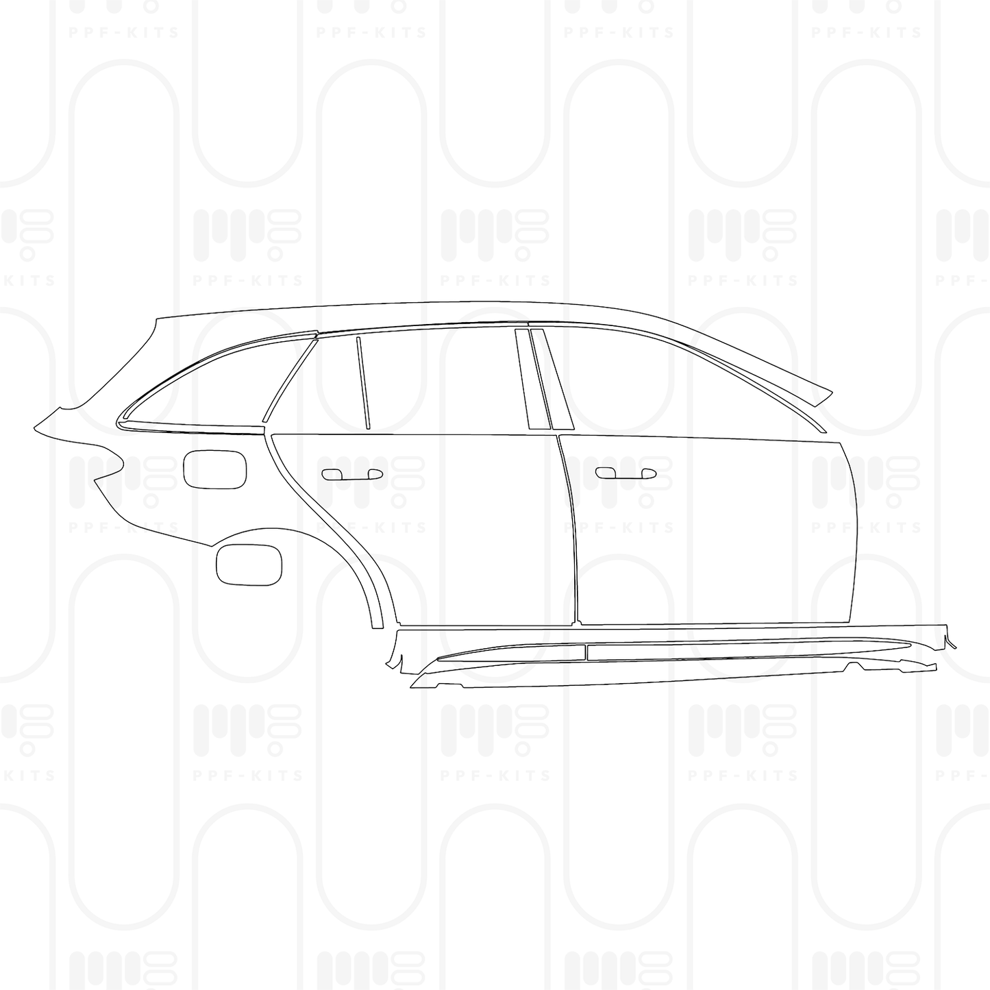 Pre-Cut PPF Mercedes-Benz C Class Estate AMG C63 S e Performance 2024