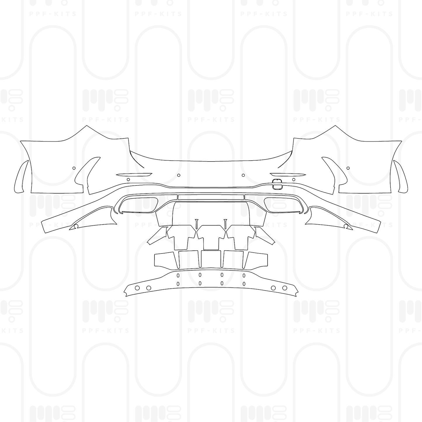Pre-Cut PPF Mercedes-Benz C Class Estate AMG C63 S e Performance 2024