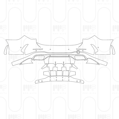 Pre-Cut PPF Mercedes-Benz C Class Estate AMG C63 S e Performance 2024