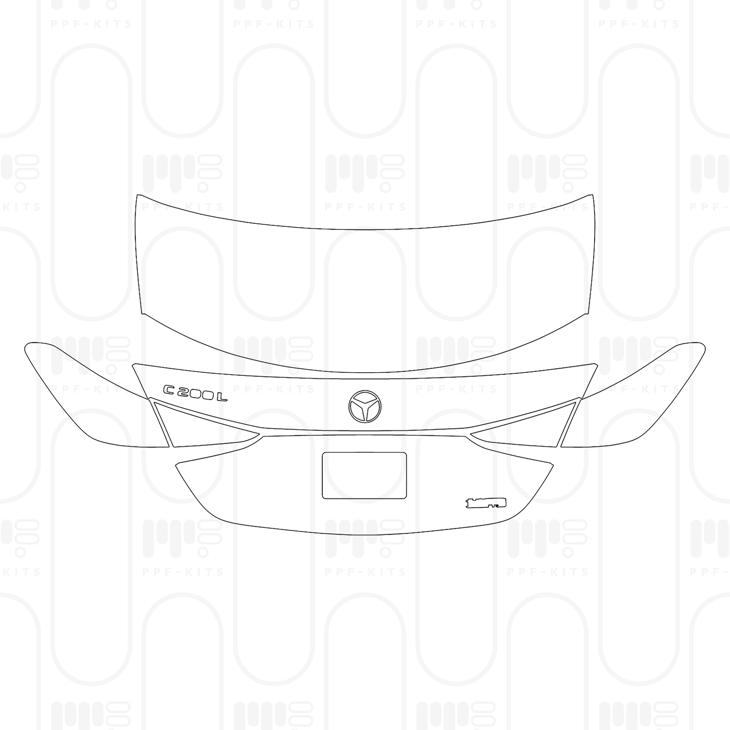 Pre-Cut PPF Mercedes-Benz C Class Sedan Base Extended Wheelbase 2025