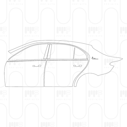 Pre-Cut PPF Mercedes-Benz C Class Sedan Base Extended Wheelbase 2025