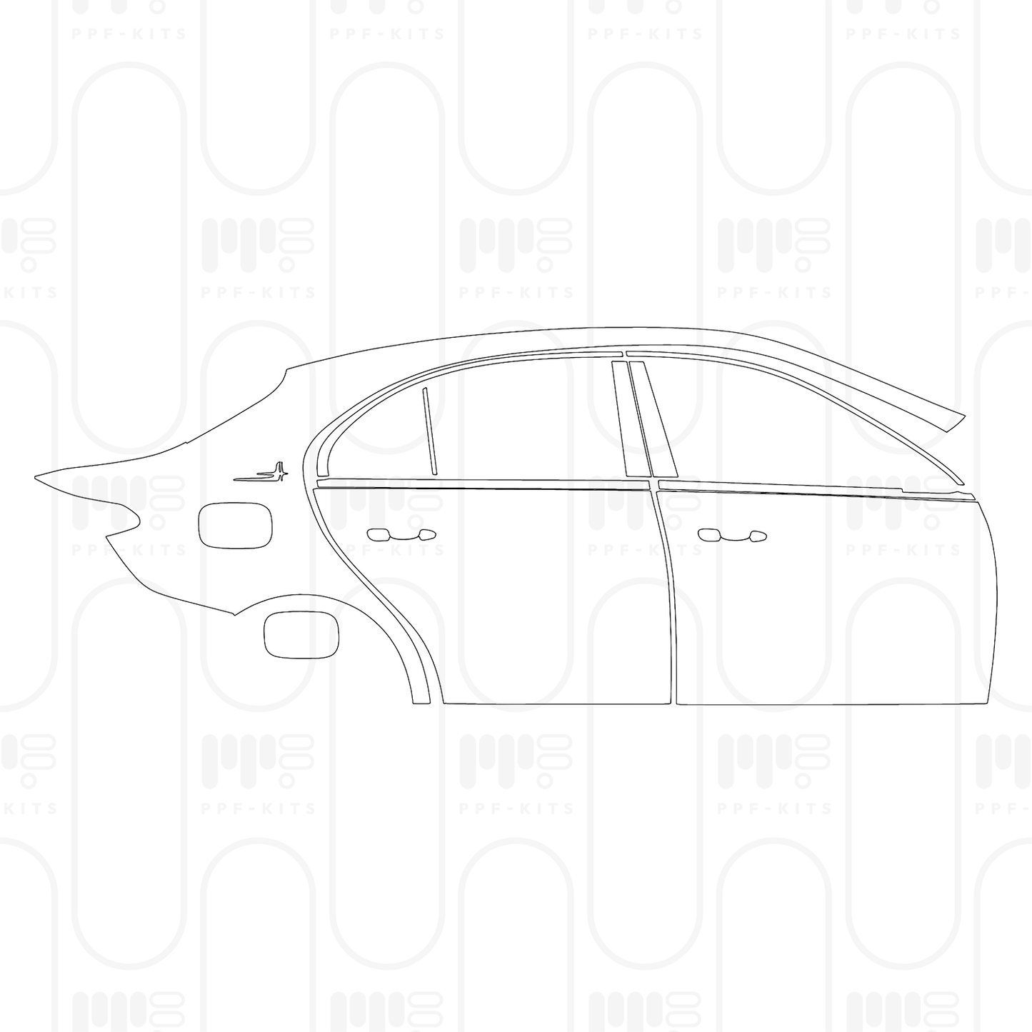 Pre-Cut PPF Mercedes-Benz C Class Sedan Base Extended Wheelbase 2025