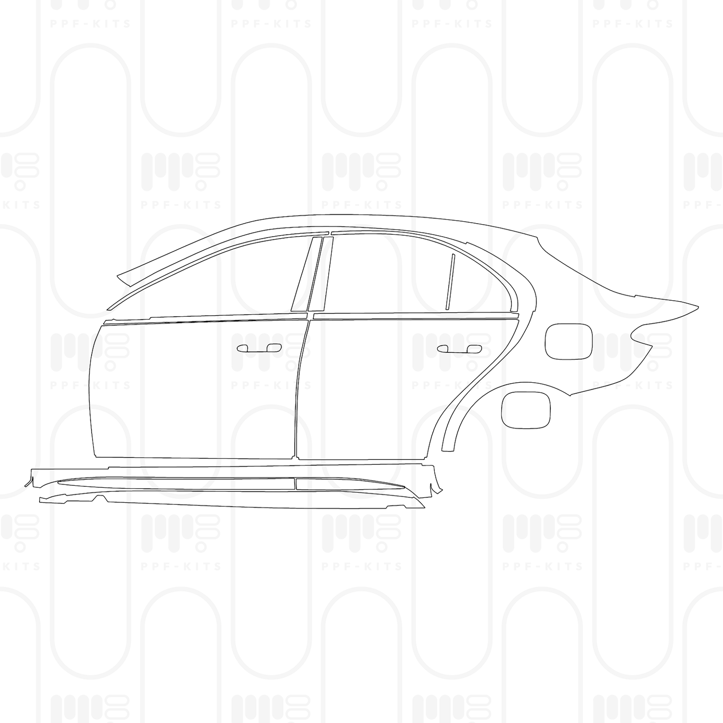 Pre-Cut PPF Mercedes-Benz C Class Sedan AMG C63 S e Performance 2024