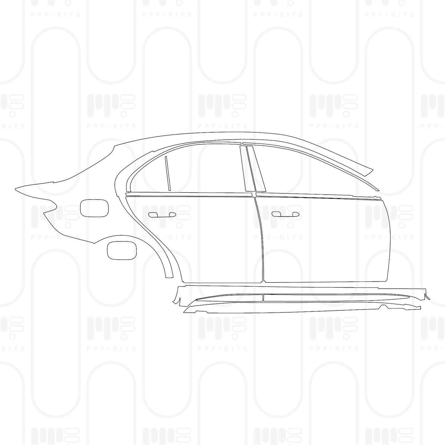 Pre-Cut PPF Mercedes-Benz C Class Sedan AMG C63 S e Performance 2024