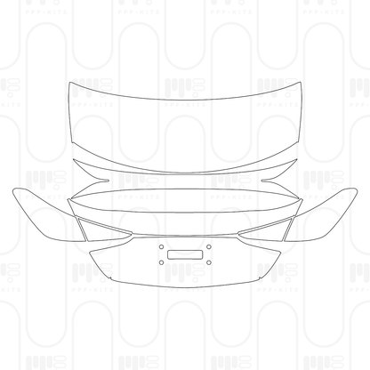 Pre-Cut PPF Mercedes-Benz C Class Sedan AMG C63 S e Performance 2024