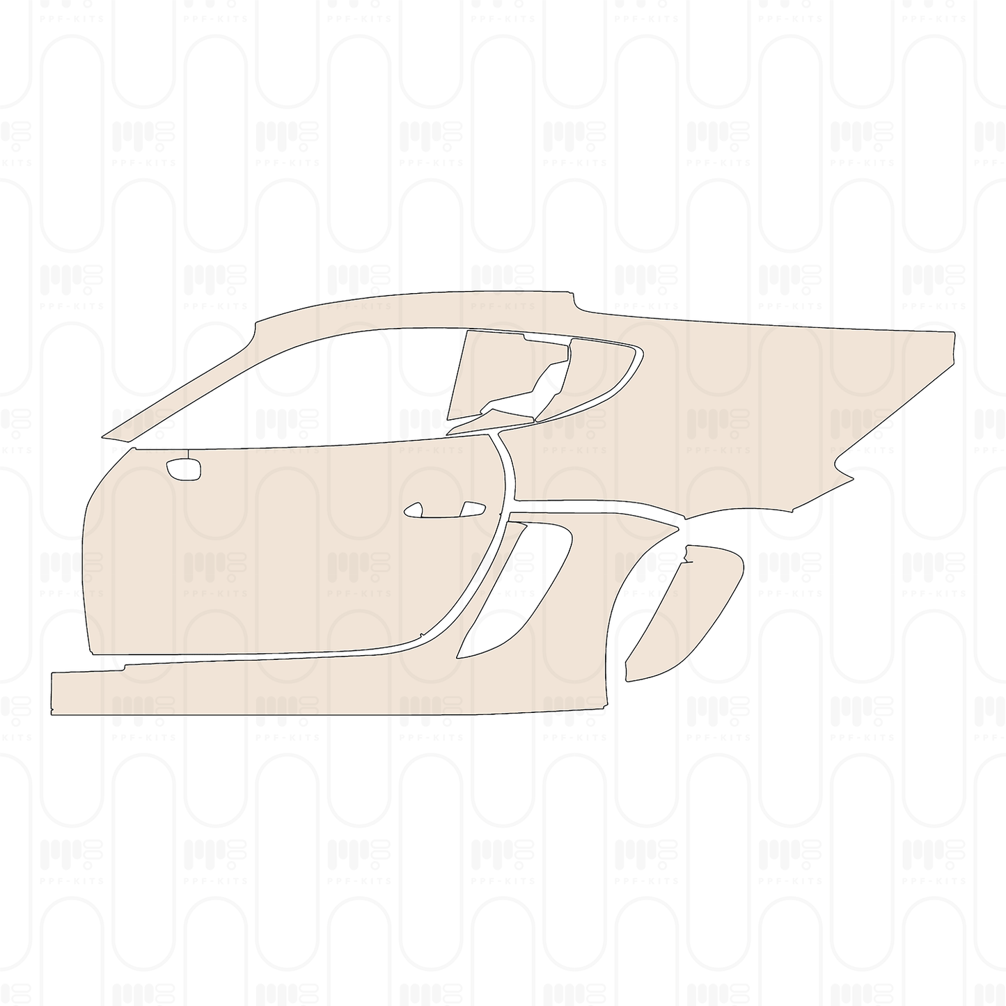 Pre-Cut PPF Porsche 718 Cayman GT4RS 2025