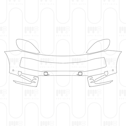 Pre-Cut PPF Porsche Cayenne Coupe Cayenne S Coupe 2025