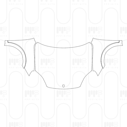 Pre-Cut PPF Porsche Cayenne Coupe Cayenne S Coupe 2025