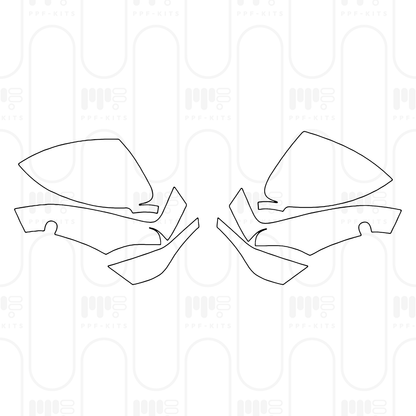 Pre-Cut PPF Porsche Cayenne Coupe Cayenne S Coupe 2025