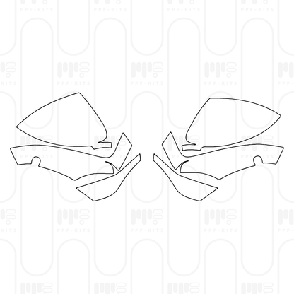 Pre-Cut PPF Porsche Cayenne Coupe Cayenne S Coupe 2025