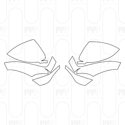 Pre-Cut PPF Porsche Cayenne Coupe Cayenne S Coupe 2025