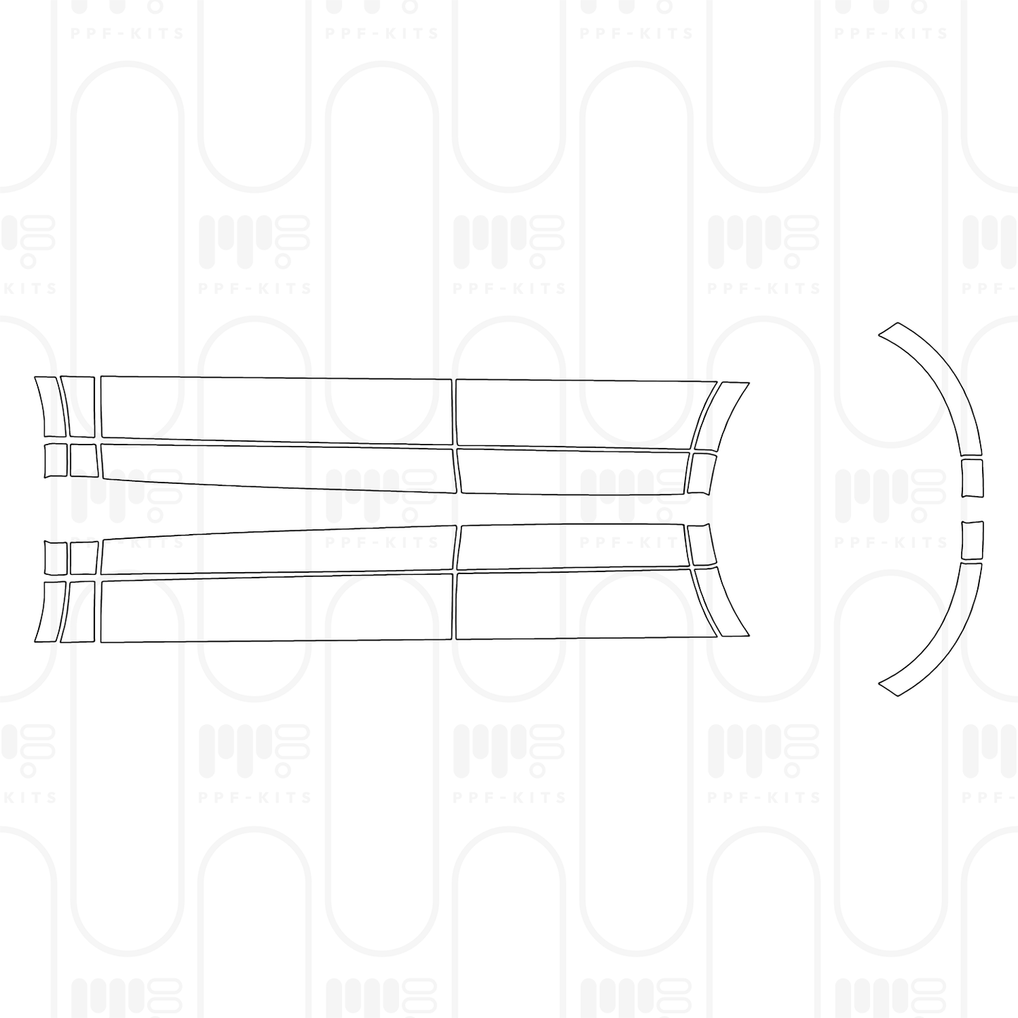 Pre-Cut PPF Porsche Cayenne Coupe Cayenne S Coupe 2025