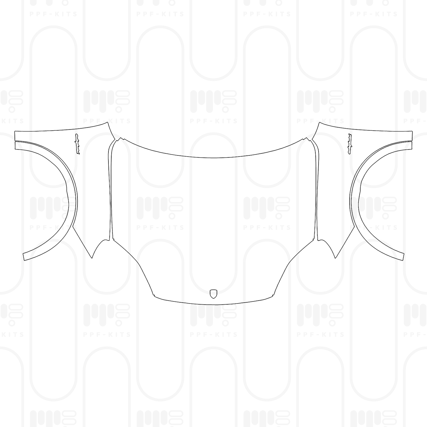 Pre-Cut PPF Porsche Cayenne Coupe Cayenne S E-Hybrid Coupe 2024