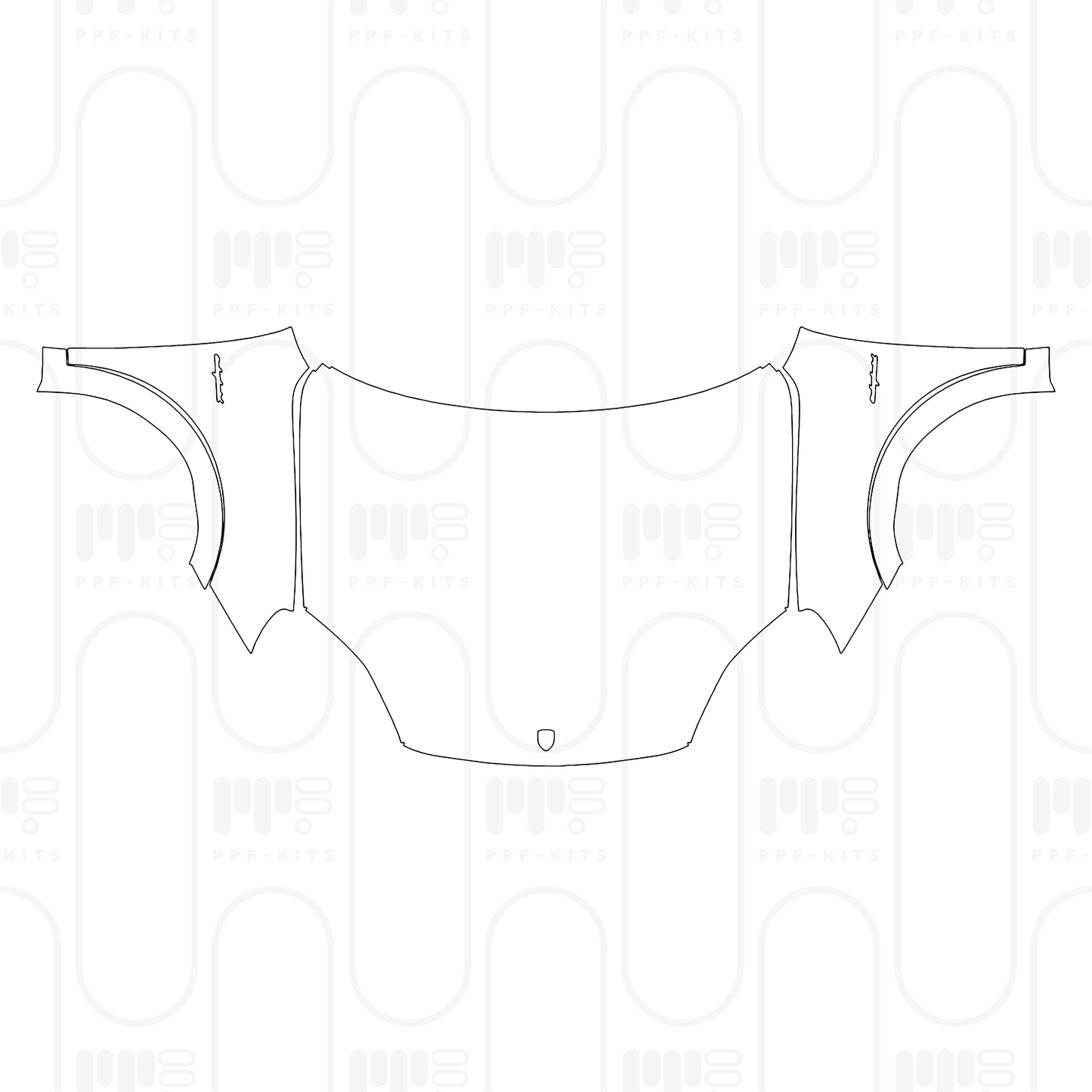 Pre-Cut PPF Porsche Cayenne Coupe Cayenne S E-Hybrid Coupe 2024