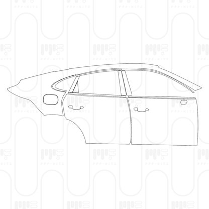 Pre-Cut PPF Porsche Cayenne Coupe Cayenne S Coupe 2025