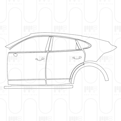 Pre-Cut PPF Porsche Cayenne Coupe Cayenne S Coupe 2025