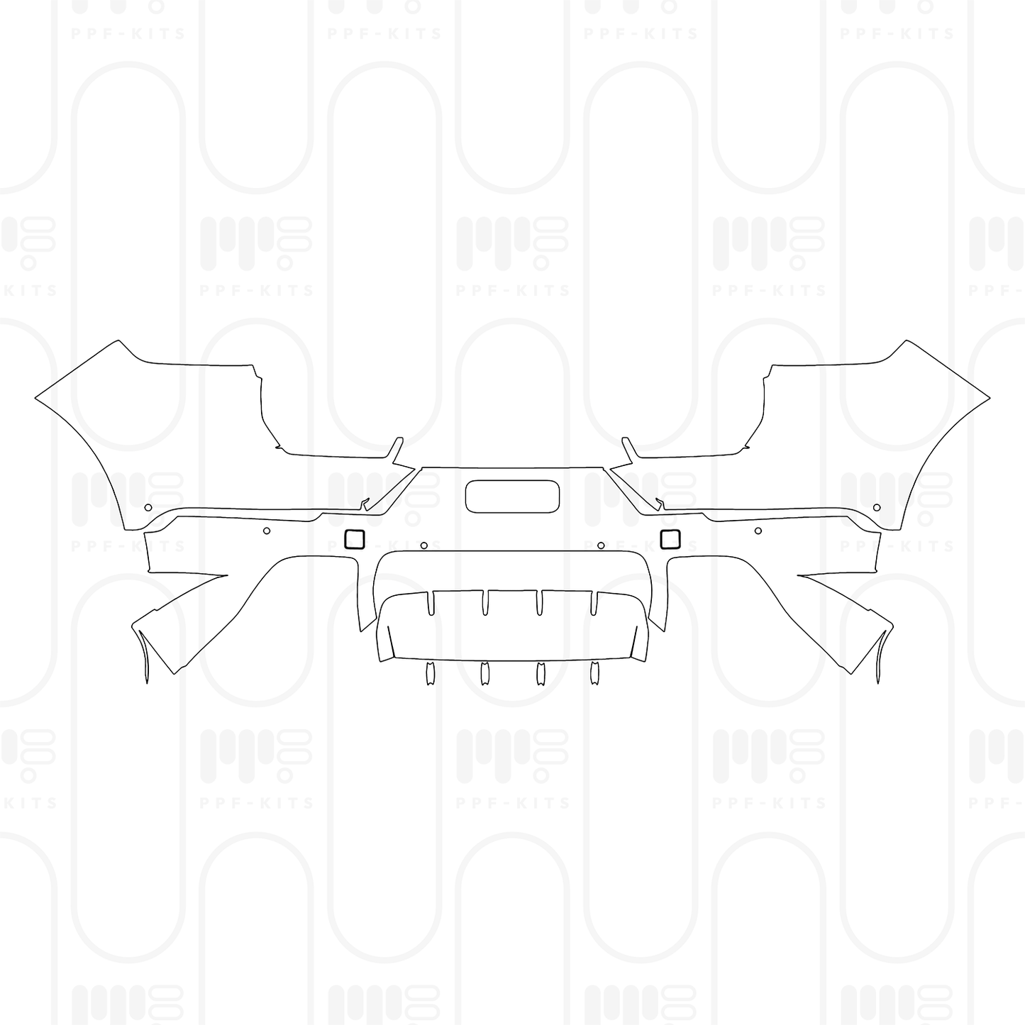 Pre-Cut PPF Porsche Cayenne Coupe Cayenne S Coupe 2025