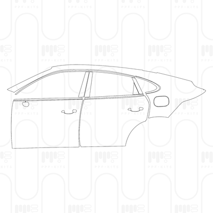 Pre-Cut PPF Porsche Cayenne Coupe Cayenne S E-Hybrid Coupe 2024