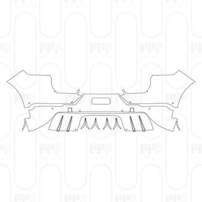 Pre-Cut PPF Porsche Cayenne Coupe Cayenne GTS Coupe 2025