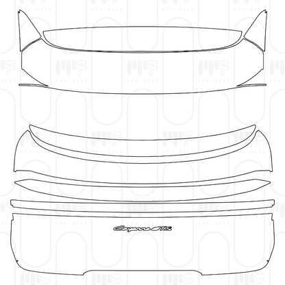 Pre-Cut PPF Porsche Cayenne Coupe Cayenne GTS Coupe 2025