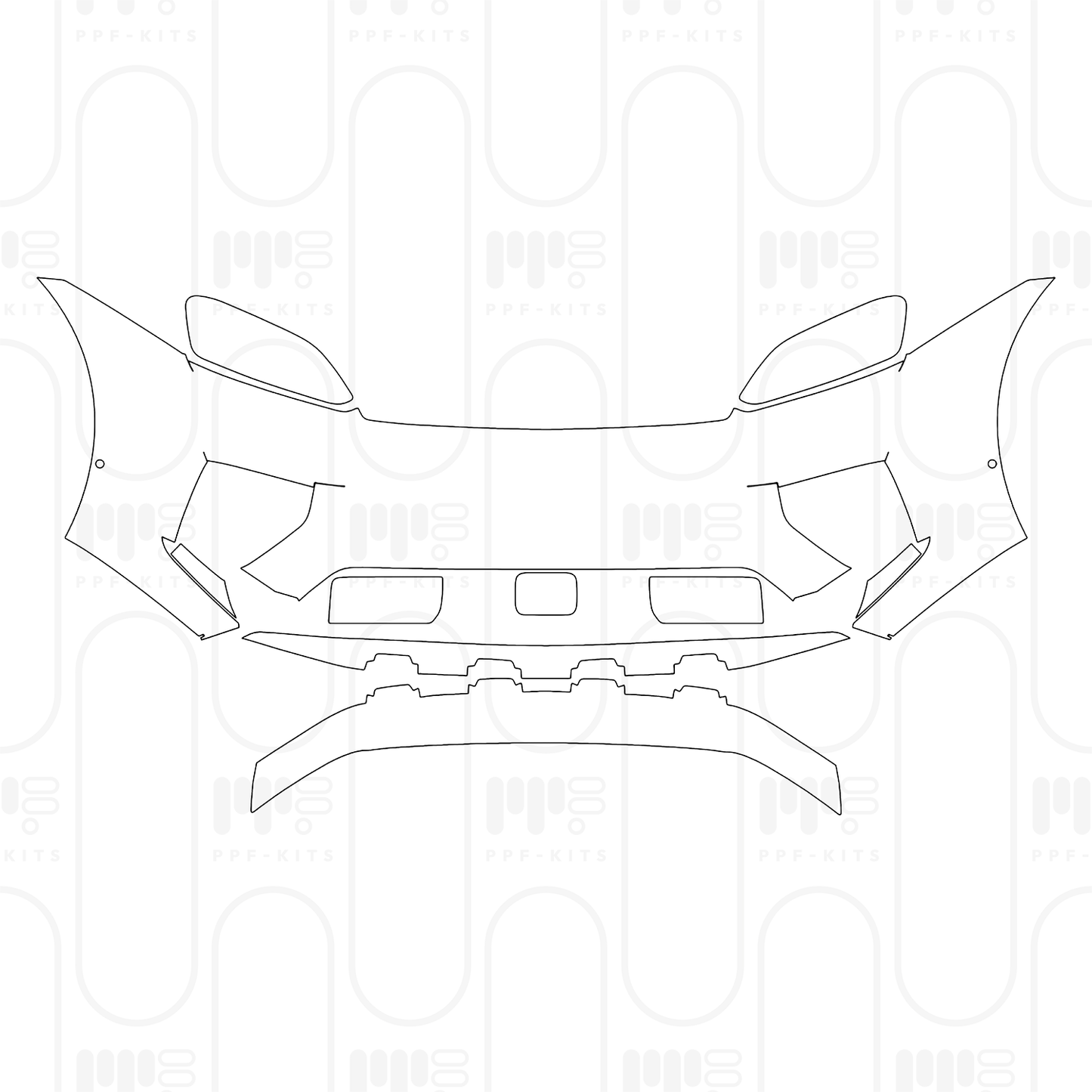 Pre-Cut PPF Porsche Macan Electric 4S 2025