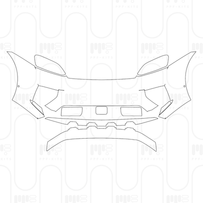 Pre-Cut PPF Porsche Macan Electric 4S 2025