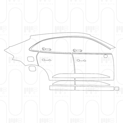 Pre-Cut PPF Porsche Macan Electric 4S 2025
