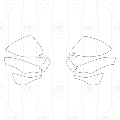 Pre-Cut PPF Porsche Macan Electric Turbo 2024