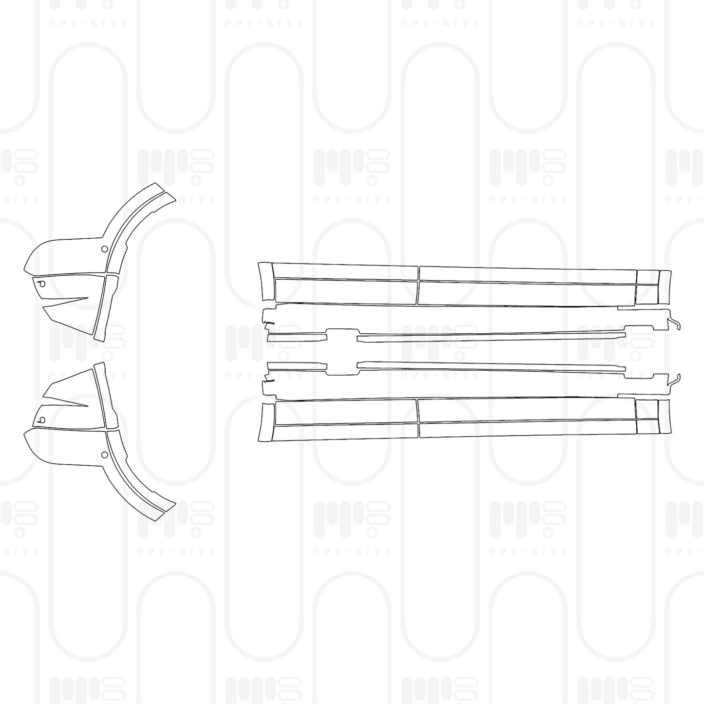 Pre-Cut PPF Porsche Macan Electric Turbo 2024