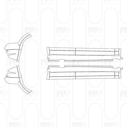 Pre-Cut PPF Porsche Macan Electric Turbo 2024