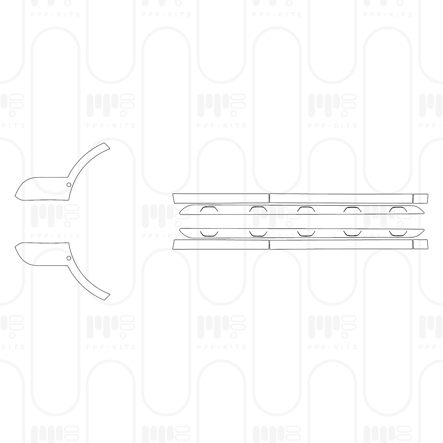 Pre-Cut PPF Porsche Macan Electric Turbo 2024