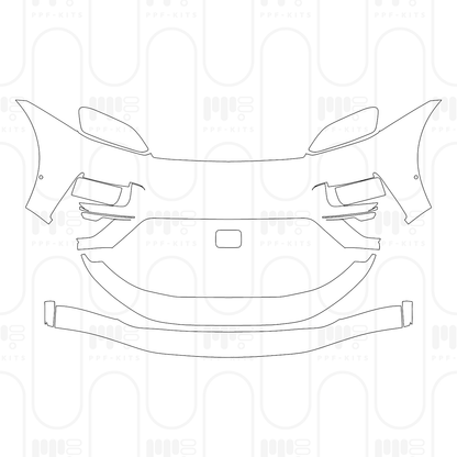 Pre-Cut PPF Porsche Macan Electric Turbo 2024