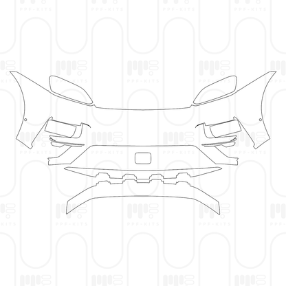 Pre-Cut PPF Porsche Macan Electric Turbo 2024