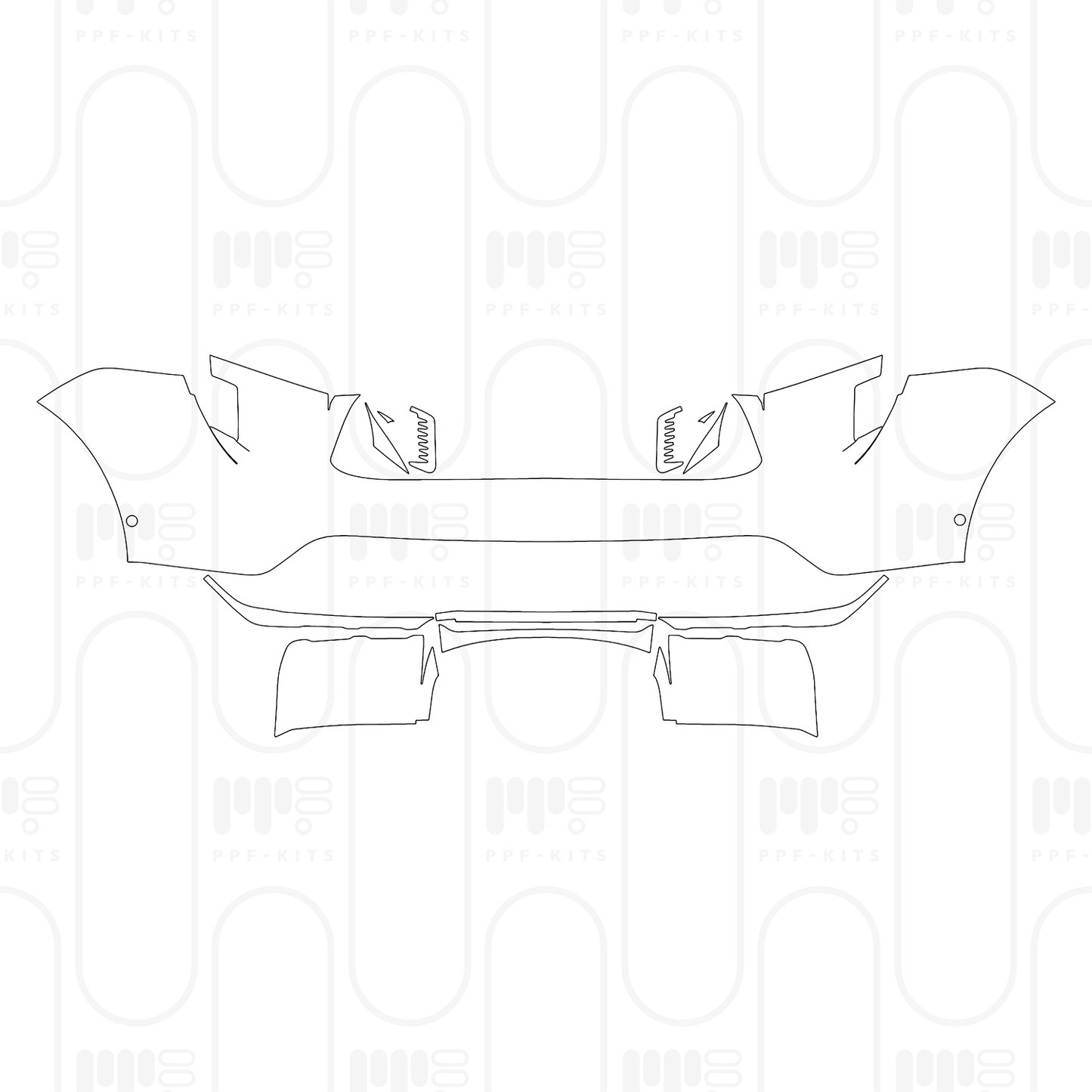 Pre-Cut PPF Porsche Macan Electric Turbo 2024