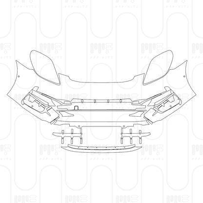 Pre-Cut PPF Porsche Panamera Sedan Panamera 4 2024