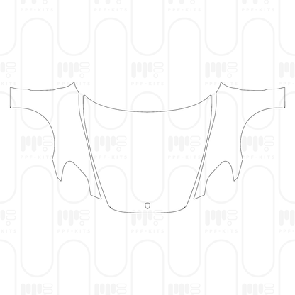 Pre-Cut PPF Porsche Panamera Sedan Panamera 4 2024