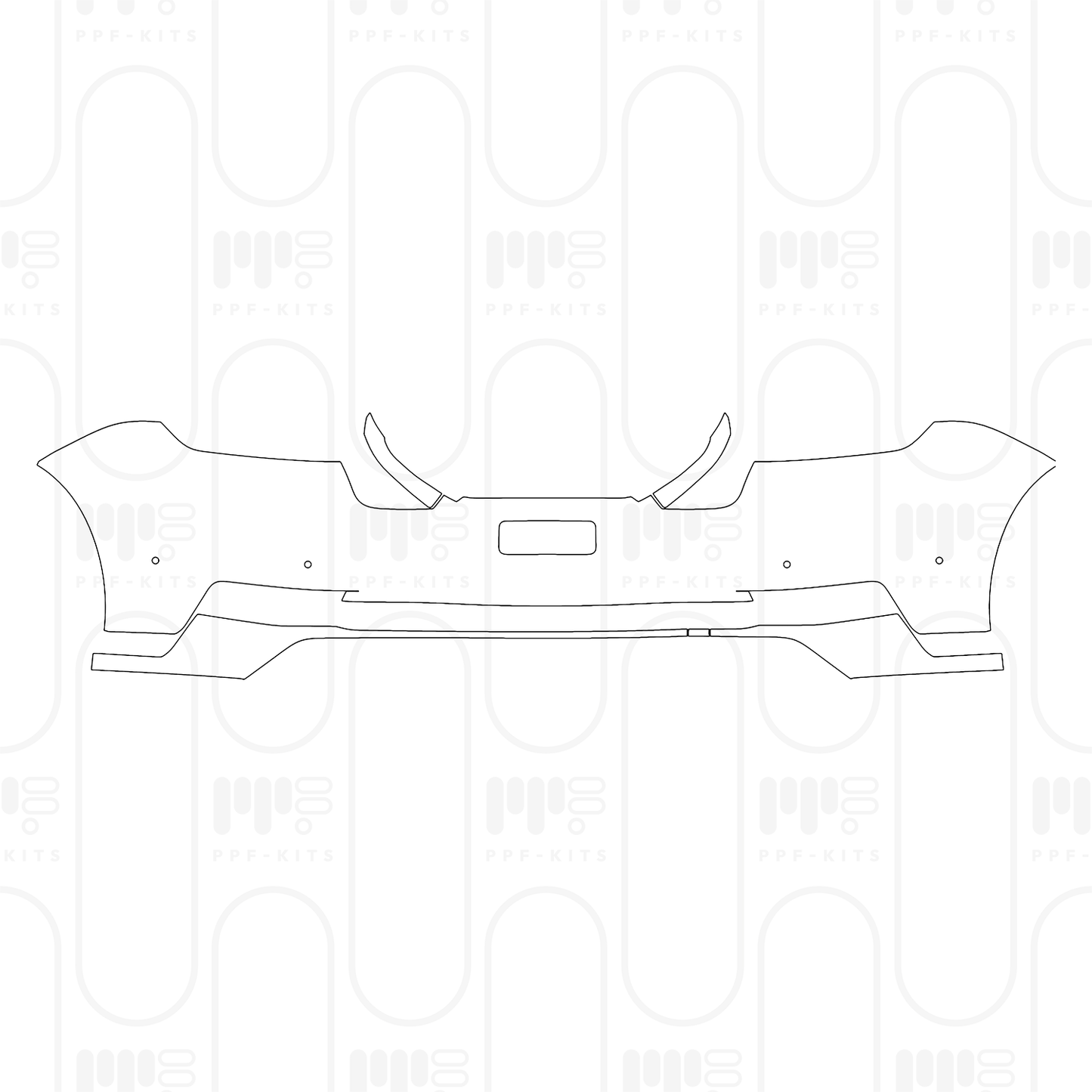 Pre-Cut PPF Porsche Panamera Sedan Panamera 4 2024