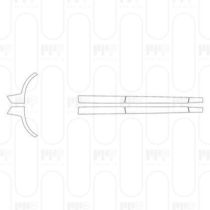 Pre-Cut PPF Porsche Panamera Sedan Panamera 4 2024