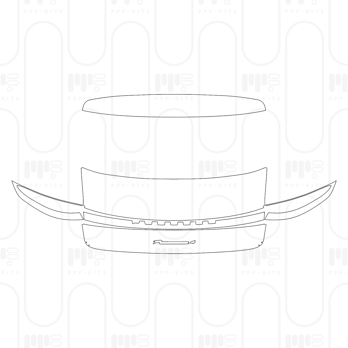 Pre-Cut PPF Porsche Panamera Sedan Panamera 4 2024