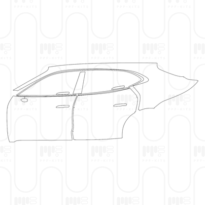 PPF precortado Porsche Taycan Sport Turismo Taycan GTS Sport Turismo 2025