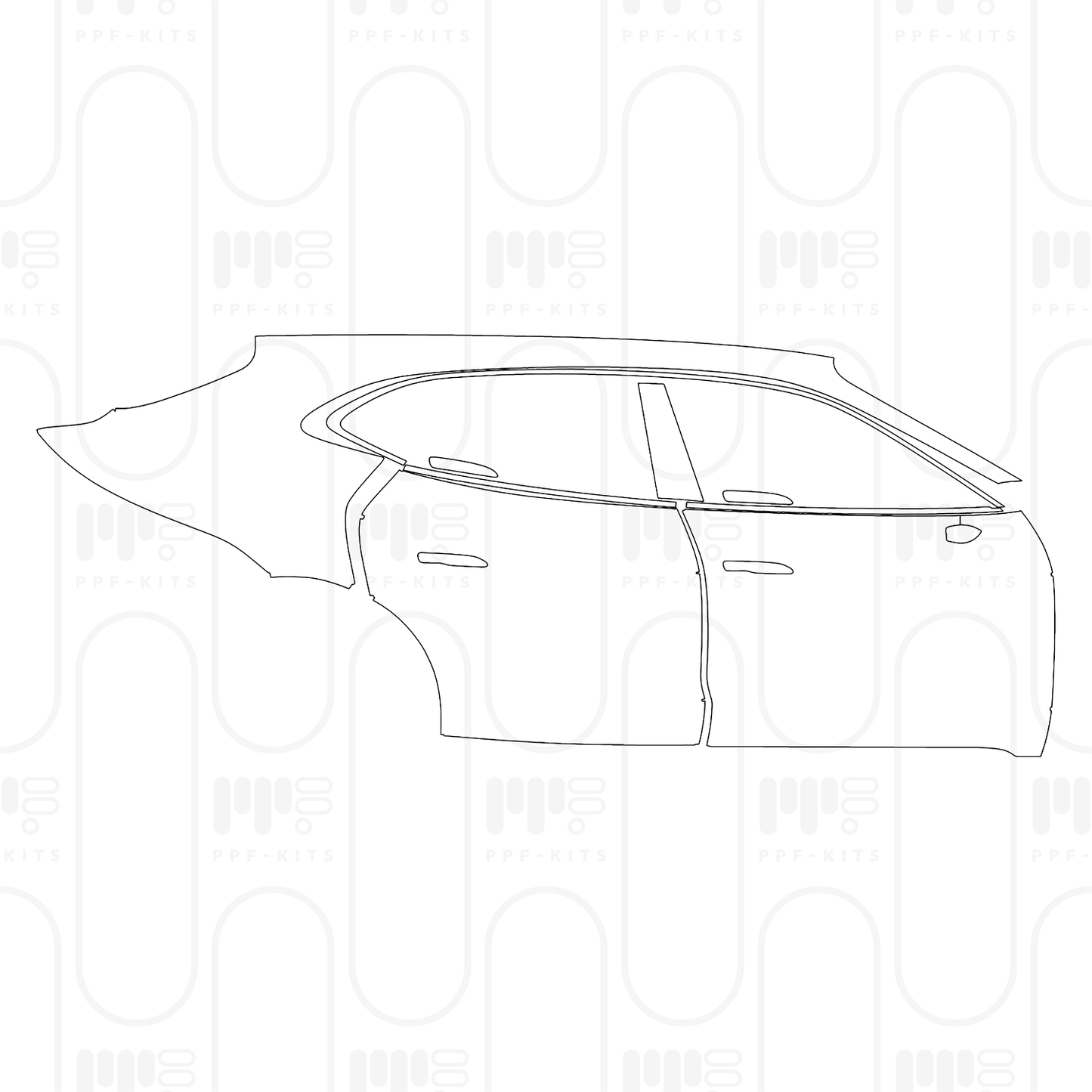 PPF precortado Porsche Taycan Sport Turismo Taycan GTS Sport Turismo 2025