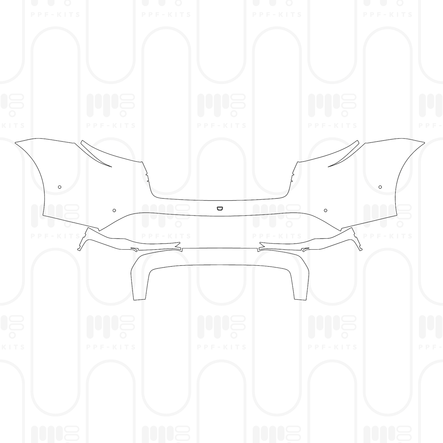 PPF precortado Porsche Taycan Sport Turismo Taycan GTS Sport Turismo 2025