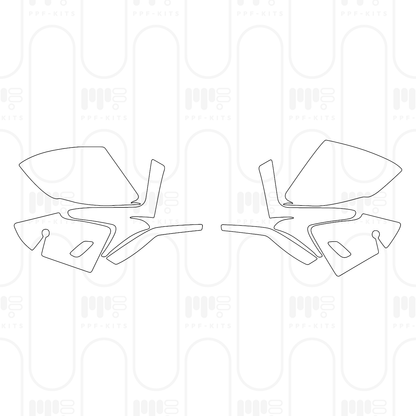 PPF precortado Porsche Taycan Cross Turismo Taycan 4 Cross Turismo 2025